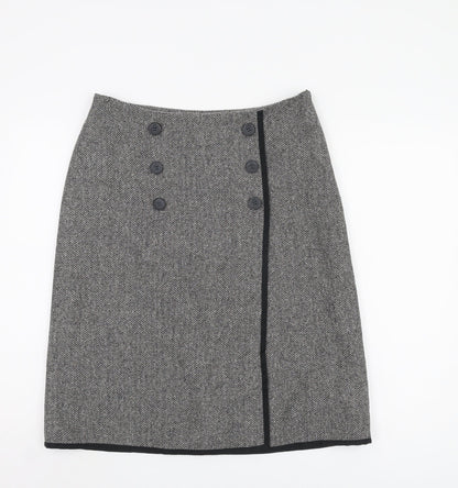 Laura Ashley Women's Herringbone Pencil Skirt Size 12
