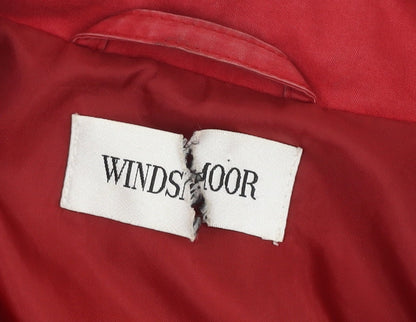 Womens UK Size 12 Windsmoor Red Basic Jacket