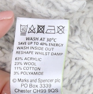 Marks and Spencer Mens Large Ivory Jumper