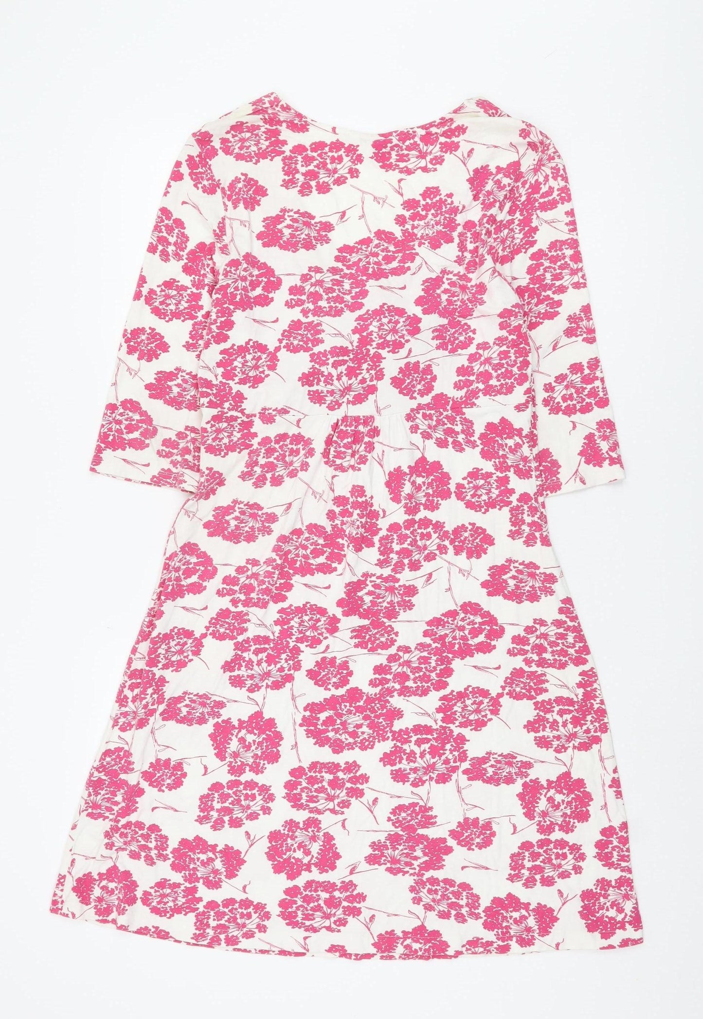 L.K. Bennett Women's Floral A-Line Dress, Size 14, Pink