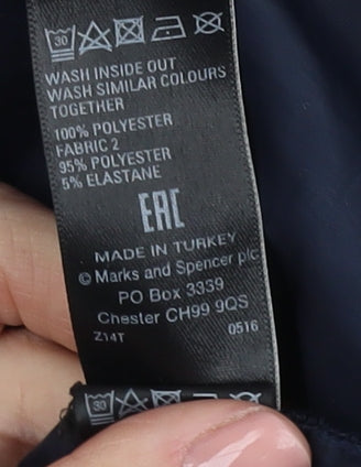 Marks and Spencer Women's Blue Lace Skirt Size 16