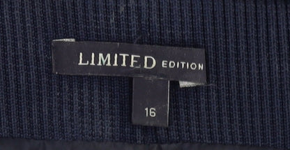 Marks and Spencer Women's Blue Lace Skirt Size 16