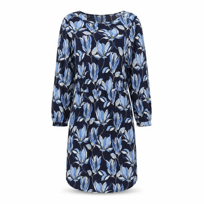 Joules Women's Blue Floral Dress, Size 8, Viscose