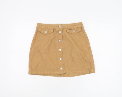 Womens UK Size 10 Topshop  Corduroy Skirt