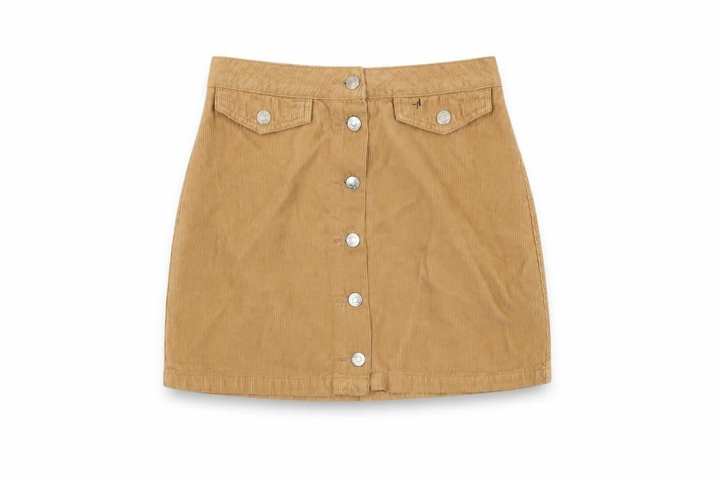 Womens UK Size 10 Topshop  Corduroy Skirt