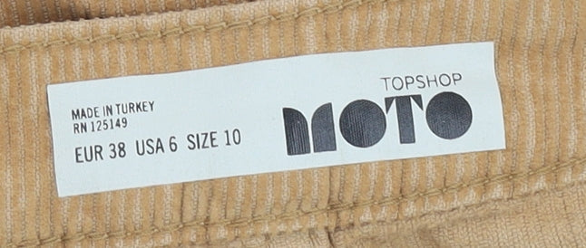 Womens UK Size 10 Topshop  Corduroy Skirt