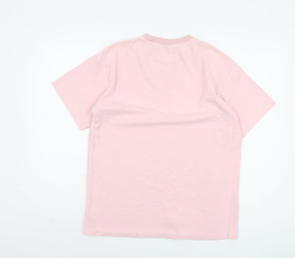 Womens UK Size 6 Oh Polly Pink Basic T-Shirt