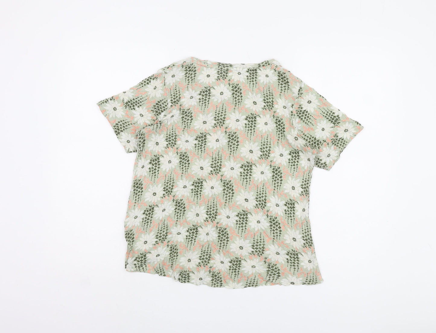 Marks and Spencer Women's Floral T-Shirt, Size 12, Multicoloured