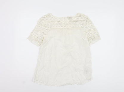 Womens UK Size 10 Monsoon Ivory Camisole Blouse