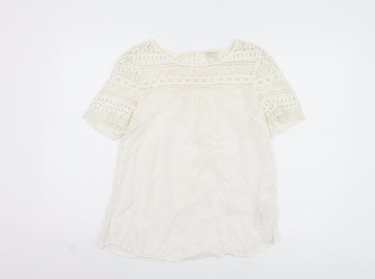Womens UK Size 10 Monsoon Ivory Camisole Blouse