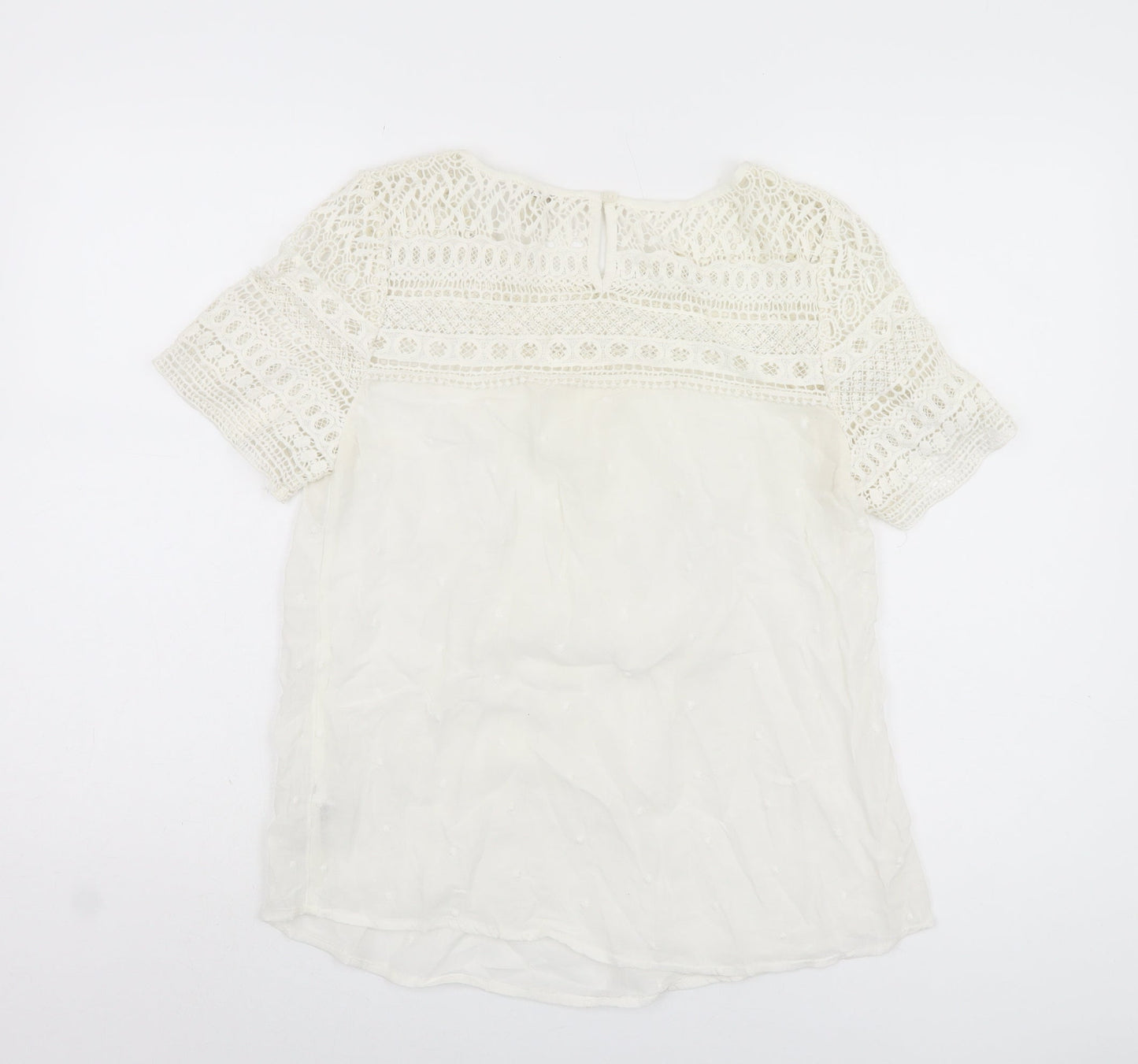 Womens UK Size 10 Monsoon Ivory Camisole Blouse