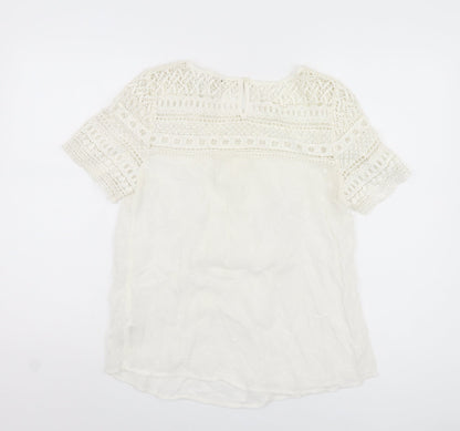 Womens UK Size 10 Monsoon Ivory Camisole Blouse