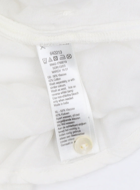 Womens UK Size 10 Monsoon Ivory Camisole Blouse