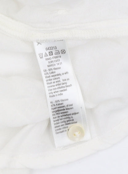 Womens UK Size 10 Monsoon Ivory Camisole Blouse