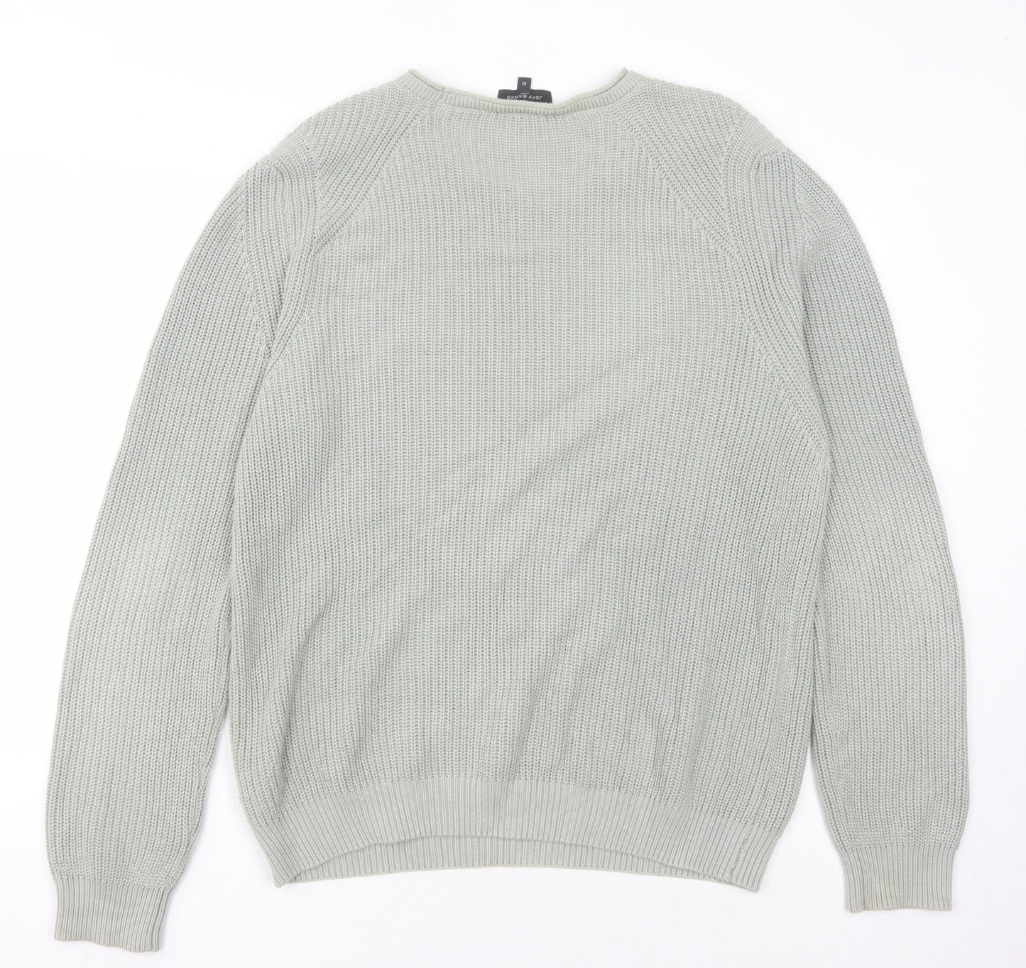 Jeff Banks Men’s Grey Cotton Pullover, Medium