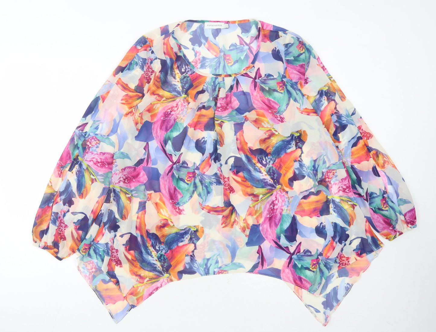 Paraphrase Women's Multicoloured Floral Tunic Blouse - Size 12