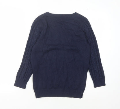 Womens UK Size S H&M Blue Pullover Jumper