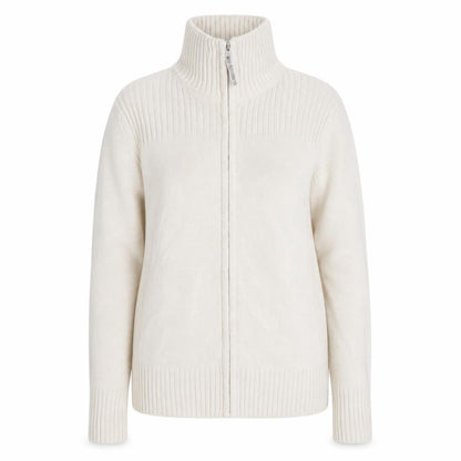 Womens UK Size 18 Marks and Spencer Beige Full Zip Jumper