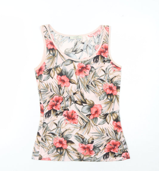 Womens UK Size 6 Oasis Pink Basic Tank