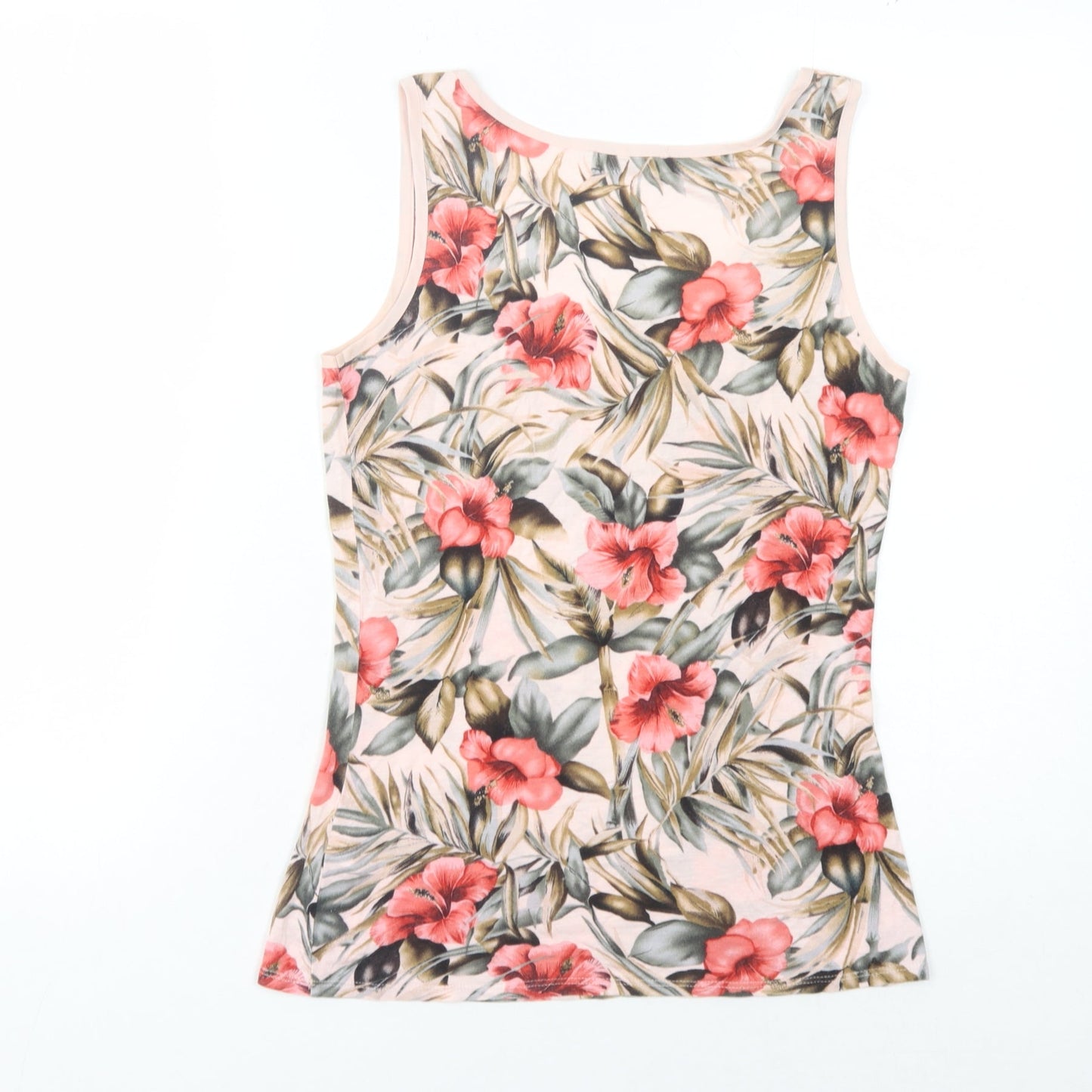 Womens UK Size 6 Oasis Pink Basic Tank