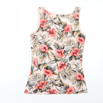 Womens UK Size 6 Oasis Pink Basic Tank