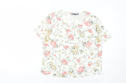 Womens UK Size M Isle Multicoloured Basic Blouse