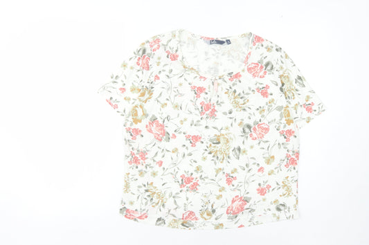 Womens UK Size M Isle Multicoloured Basic Blouse
