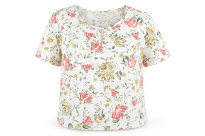 Womens UK Size M Isle Multicoloured Basic Blouse