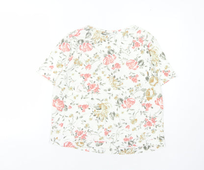 Womens UK Size M Isle Multicoloured Basic Blouse