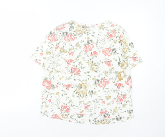 Womens UK Size M Isle Multicoloured Basic Blouse