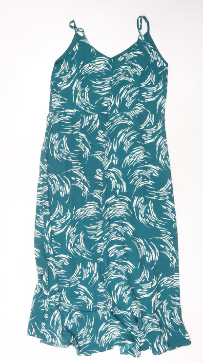 Apricot Women's Multicoloured Slip Dress Size 18