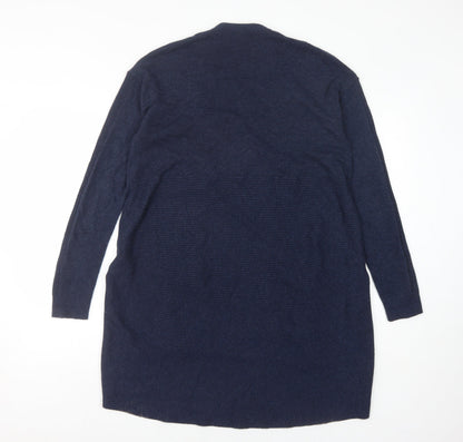 Womens UK Size 10 Red Herring Blue Cardigan Jumper