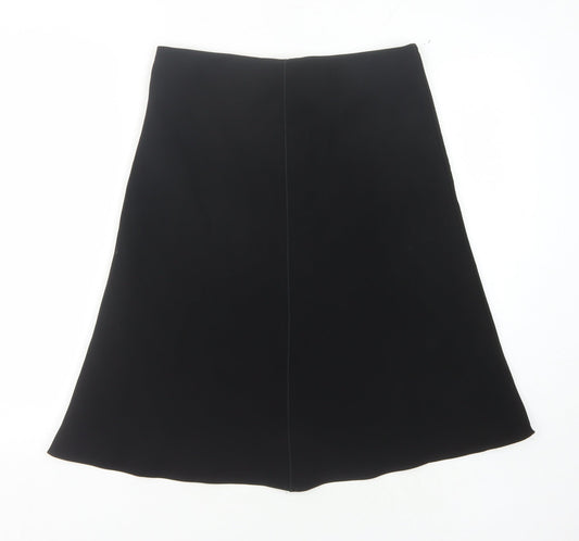 Marks and Spencer Women's Black A-Line Skirt Size 10