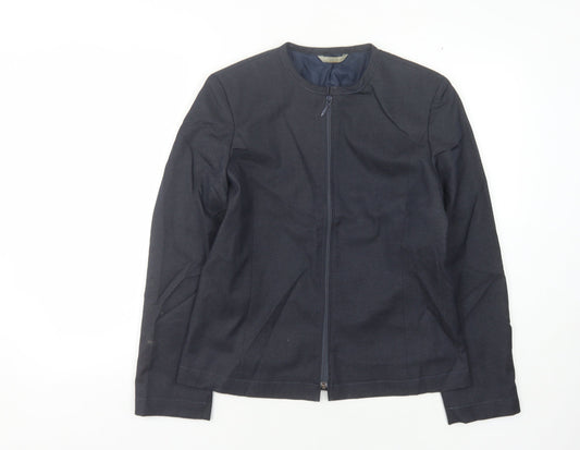 Womens UK Size 10 Marks and Spencer Blue Basic Jacket