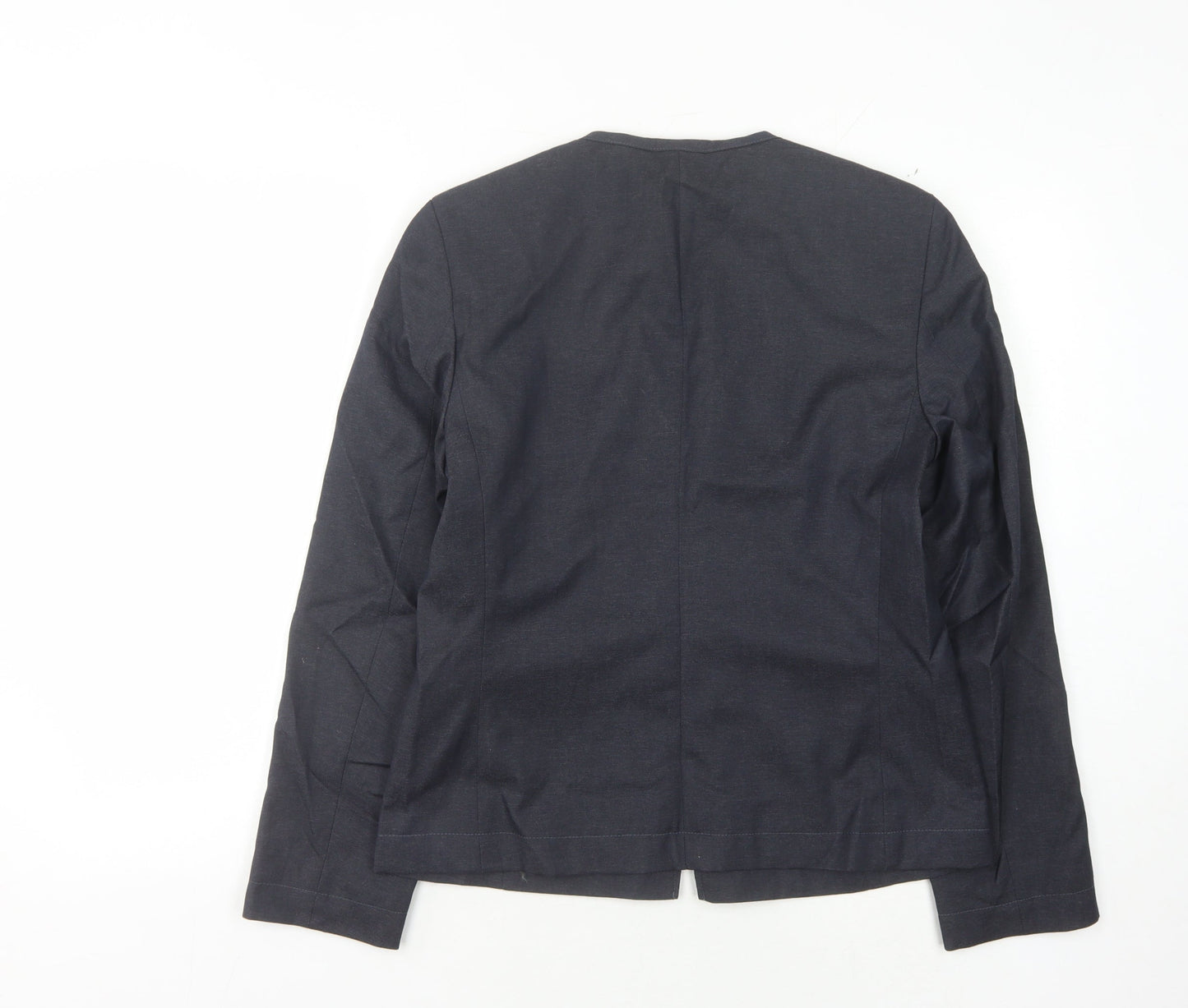 Womens UK Size 10 Marks and Spencer Blue Basic Jacket