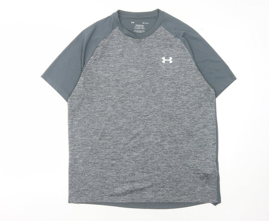 Under Armour Men's Grey T-Shirt M - Gym & Training