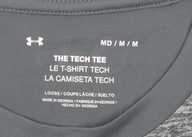 Under Armour Men's Grey T-Shirt M - Gym & Training