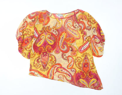 Wallis Women's Multicoloured Paisley Blouse M