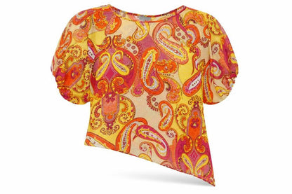 Wallis Women's Multicoloured Paisley Blouse M