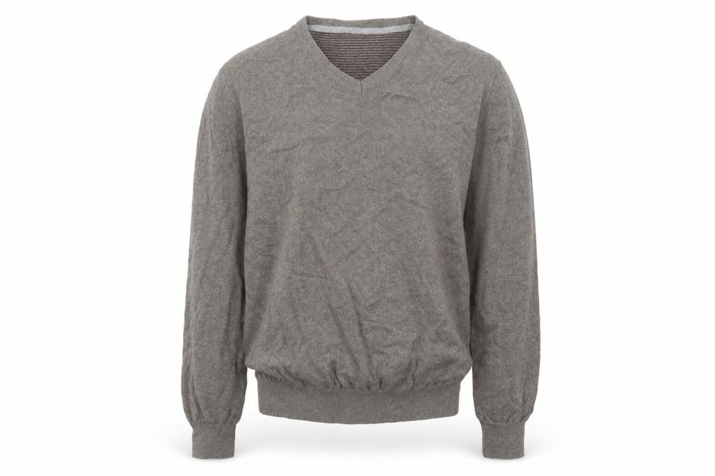 Mens UK Size L Jeff Banks Brown Pullover Jumper