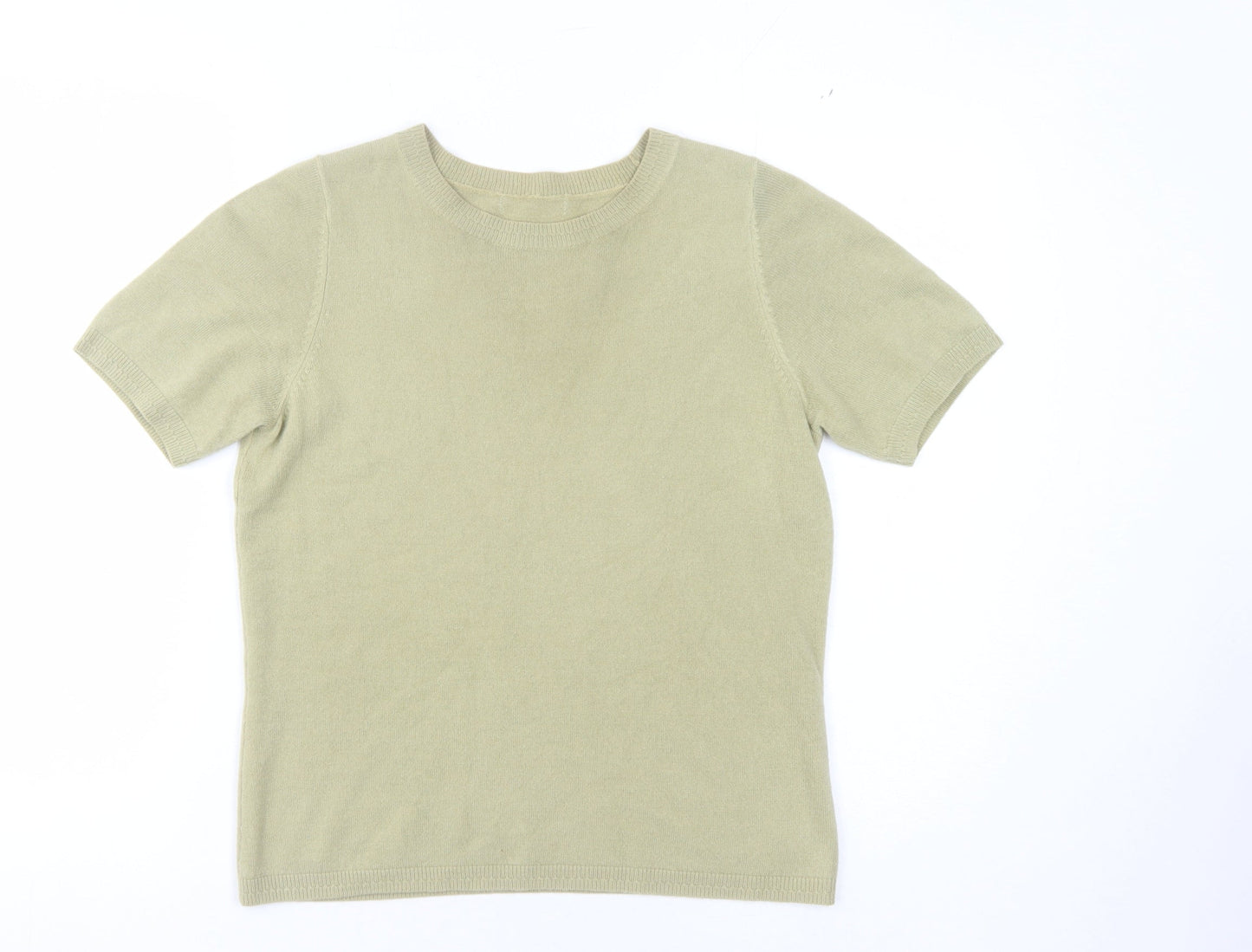 Womens UK Size 10 Marks and Spencer Green Pullover Jumper