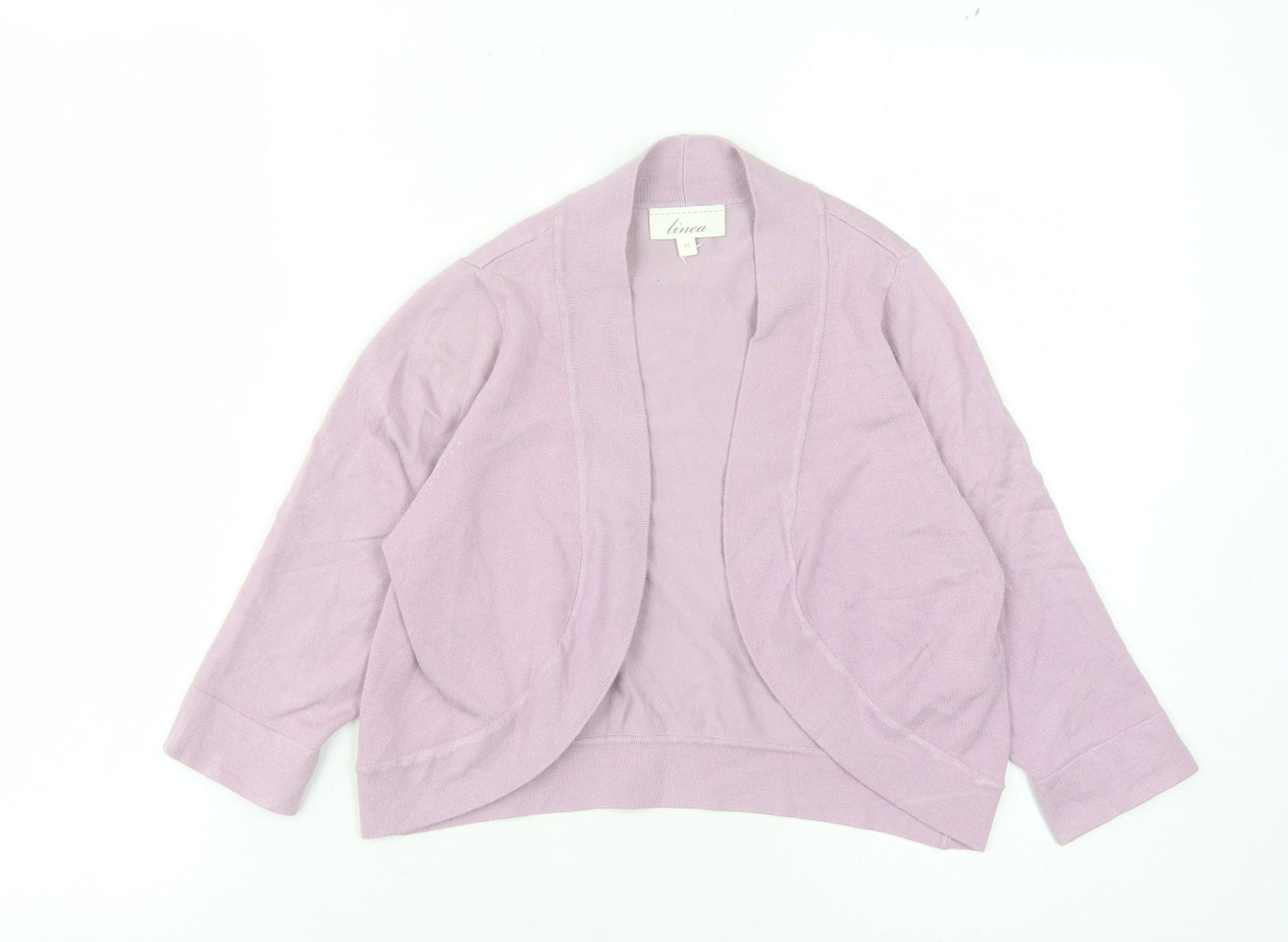 Womens UK Size M Linea Purple Cardigan Jumper