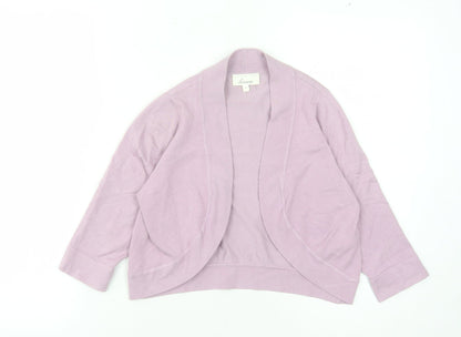 Womens UK Size M Linea Purple Cardigan Jumper
