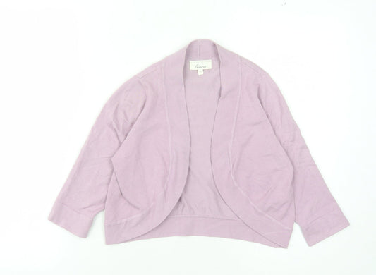 Womens UK Size M Linea Purple Cardigan Jumper