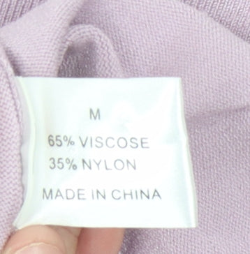 Womens UK Size M Linea Purple Cardigan Jumper