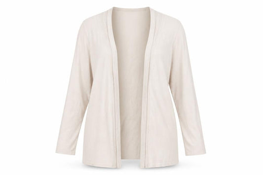 Womens UK Size 22 Eastex Beige Cardigan Jumper