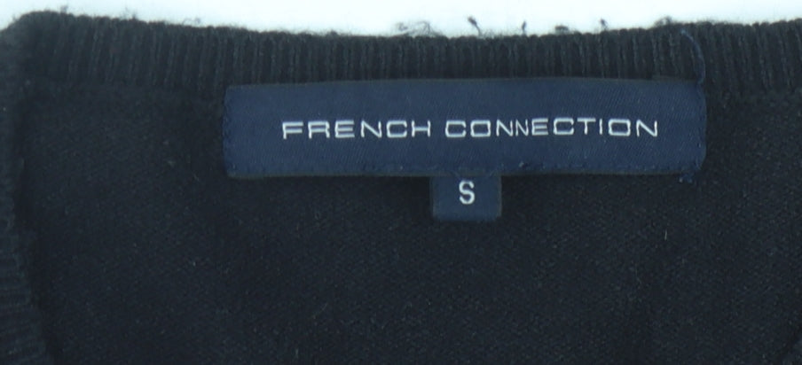 French Connection Women's Black S Pullover Jumper