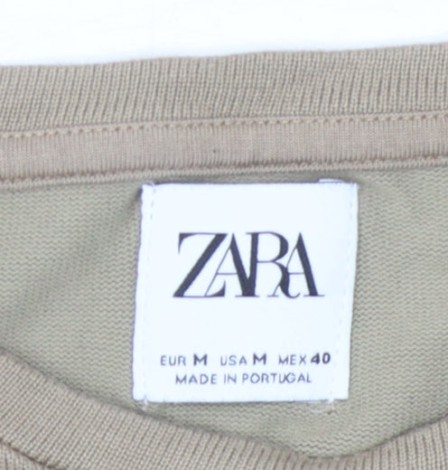 Unisex Adults UK Size 12 Zara Brown Pullover Jumper