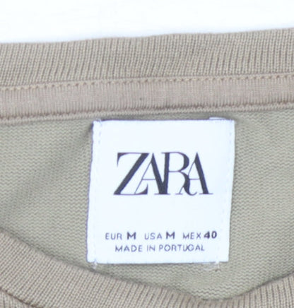 Unisex Adults UK Size 12 Zara Brown Pullover Jumper
