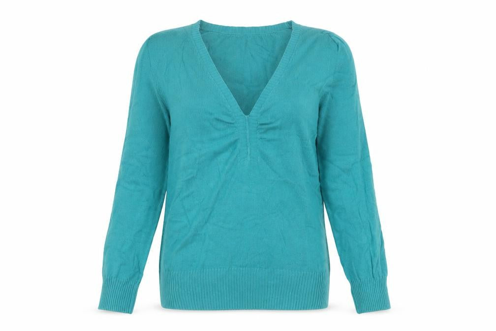 Womens UK Size 8 Oasis Blue Pullover Jumper